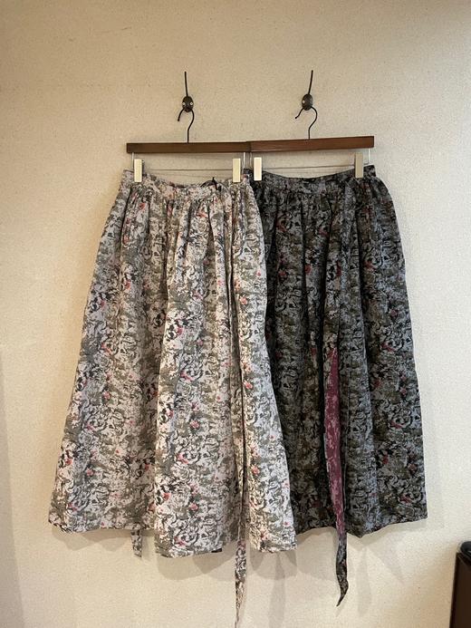 Outil2色花纹绑带半裙 商品图14