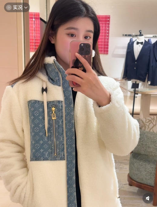 驴家 SKI系列大爆款  MONOGRAM 元素绒面夹克 (KX*MM) 商品图6