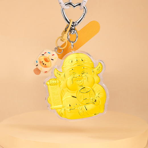 【金六福吉祥】财源滚滚马年新春黄金挂件 商品图3