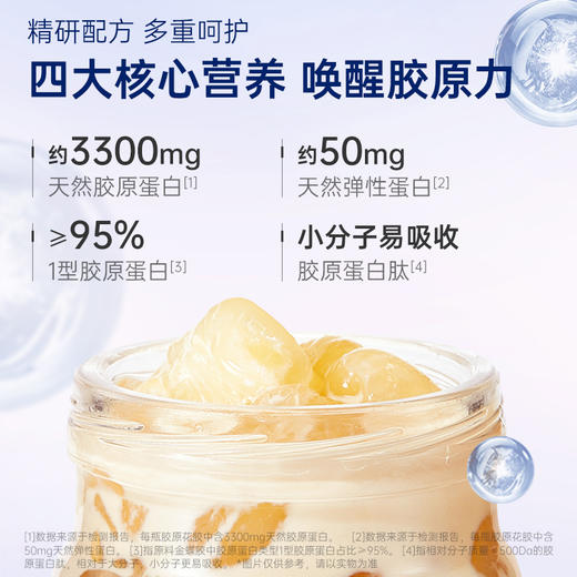 【限时特惠】官栈焕桃颜金蝶胶原花胶天然1型胶原蛋白滋补60g/瓶 商品图6