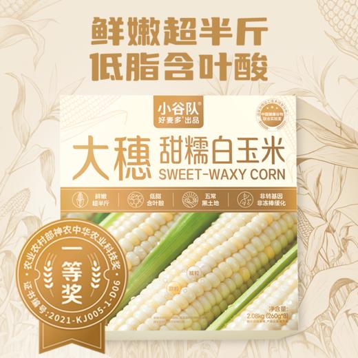 【好麦多】小谷队大穗甜糯白玉米2.08kg(礼盒） 商品图2