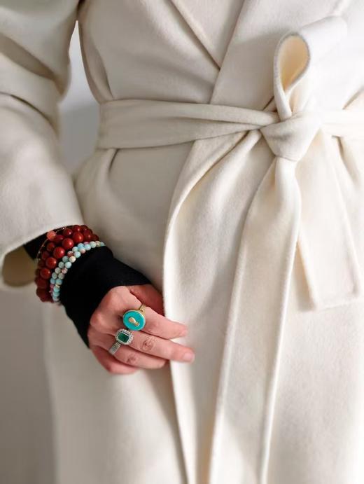 【12.19上新】之家白色羊毛羊绒双面呢长大衣·LSQ 商品图13