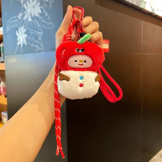 【YW】无忧购“礼物季”39元3件创意圣诞毛绒挂件卡通可爱公仔钥匙挂件包包装饰圣诞节礼物（截单后3-5天发货) 商品图6