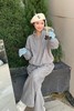 HAYES 灰色加绒运动风休闲卫衣+裤子套装 21988 商品缩略图1
