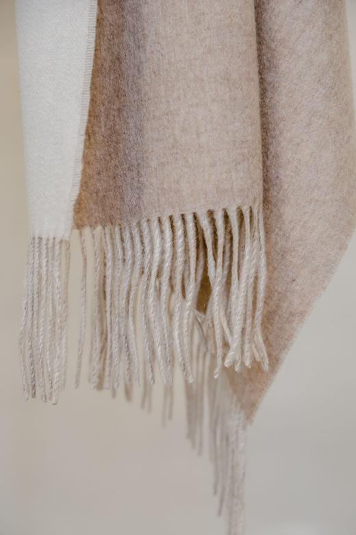 MAISON COVET 纯山羊绒双面披肩 商品图4