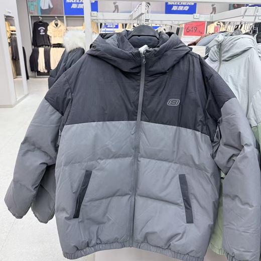 斯凯奇运动系列羽绒服649.90（线上线下同步销售，不一定有货，介意勿拍）599927-GY 商品图0
