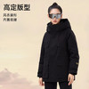 【品质鹅绒】个调 风壳4.0冬季新款90鹅绒收腰短款冲锋衣羽绒服8388 S-XL码黑色/紫色 商品缩略图3