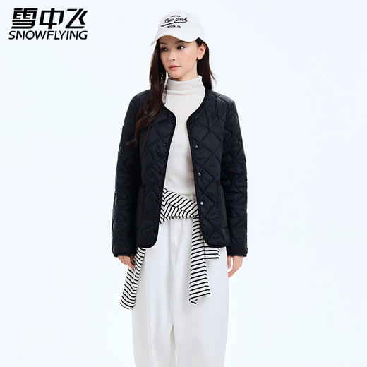 雪中飞绵羊毛长袖棉服外套 男女同款 防风防水软壳 不足500g超轻无感 不易钻绒可机洗 内外两穿 百搭不臃肿 防伪吊牌 航天级充气绒保温层 保暖易打理 商品图4