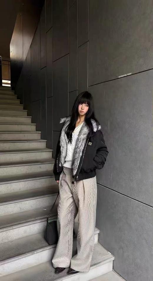 D121138狼王座山雕锁温保暖防风哈灵顿棉服棉衣 商品图10