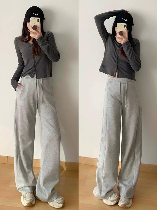 一条过冬棉加绒阔腿裤时髦卫裤 商品图5