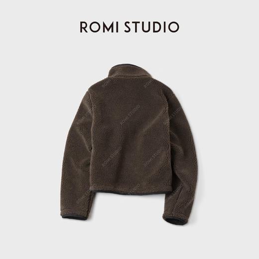 ROMI STUDIO”温暖蓬松“双面穿宽松羊羔毛摇粒绒外套RWCAW94851 商品图1