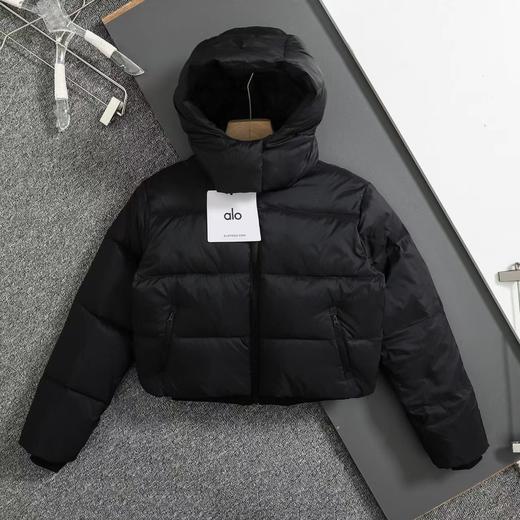 D121154精准保暖轻盈廓形立领女款短款羽绒服 商品图4