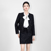 「高货wl」全新升级【铂金会员441/天猫599/差价158】(99331)洛诗琳2025秋冬亮丝编织粗花呢外套小香风半身裙两件套女 商品缩略图0