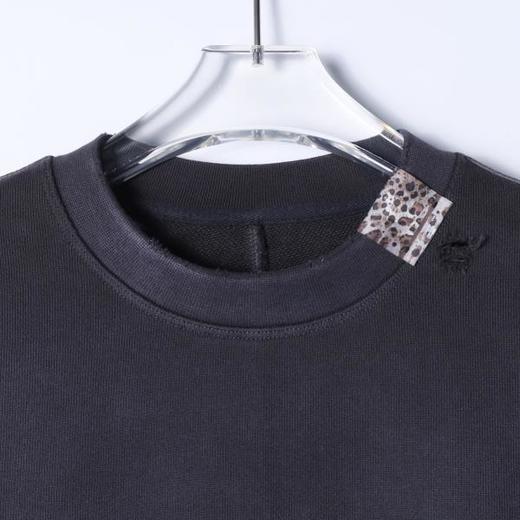 SDSA男士秋冬新款痞帅男装设计感磨破印花时尚圆领卫衣百搭宽松 商品图1