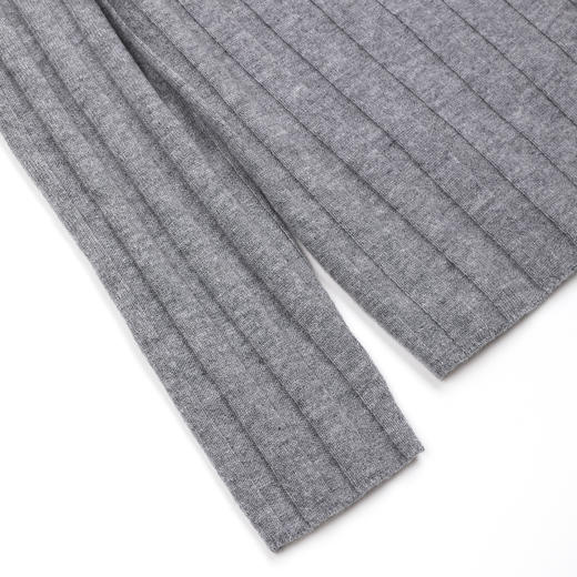 ROMI STUDIO“优雅舒适”100%羊毛坑条立体V领套头毛衫 RWDSS61819 商品图5