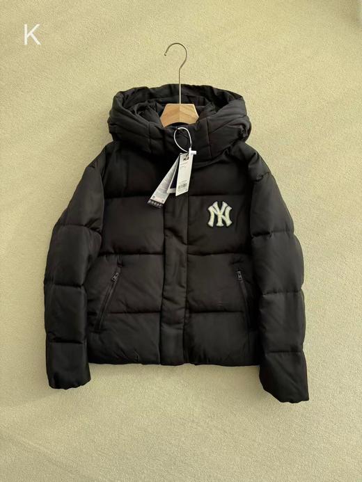 MLB冬季NY/LA连帽羽绒服情侣款面包服 商品图3