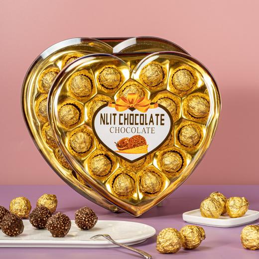 香港怡可缘金色18粒24粒彩色巧克力礼盒情人儿童教师过节日伴手礼 商品图0