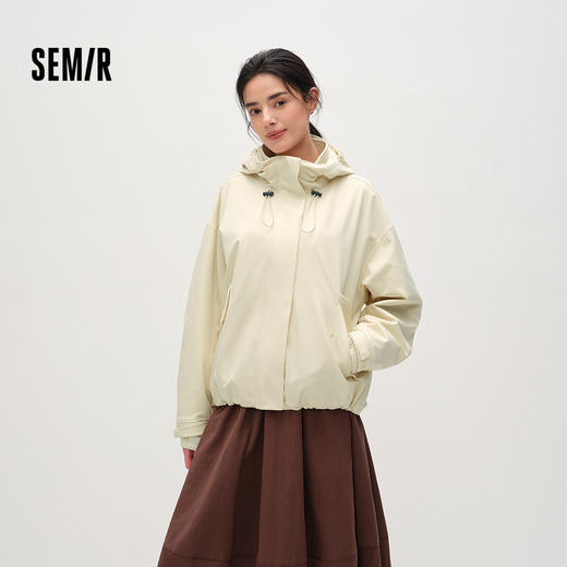 商场同款|都市护身服森马外套女春防泼水防风夹克2026新款两件套 商品图1