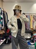D121167小马刺绣Logo纯色棒球领长袖情侣秋冬拉链夹克外套 商品缩略图8