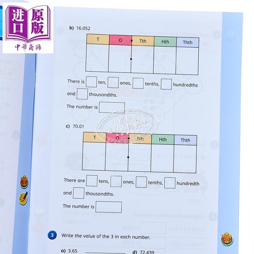 【中商原版】英国白玫瑰数学练习册六年级春季套装6册 White Rose Math Year 6 Spring Block 1-6 小学代数分数小数 英文原版 商品图2