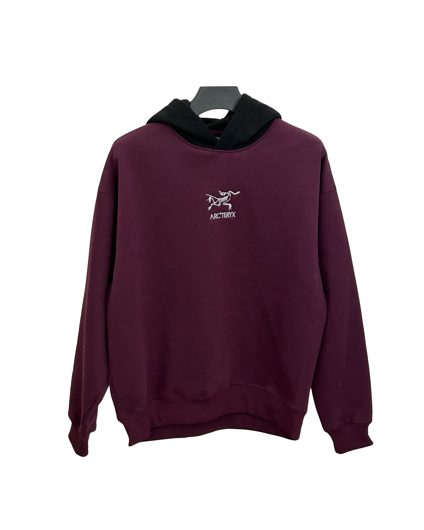 中性款刺绣连帽加绒卫衣ho003