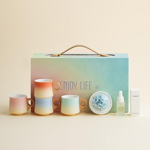 【非遗陶瓷手捏花传承】2026 缤纷多彩·小咖啡杯套组 商品图3