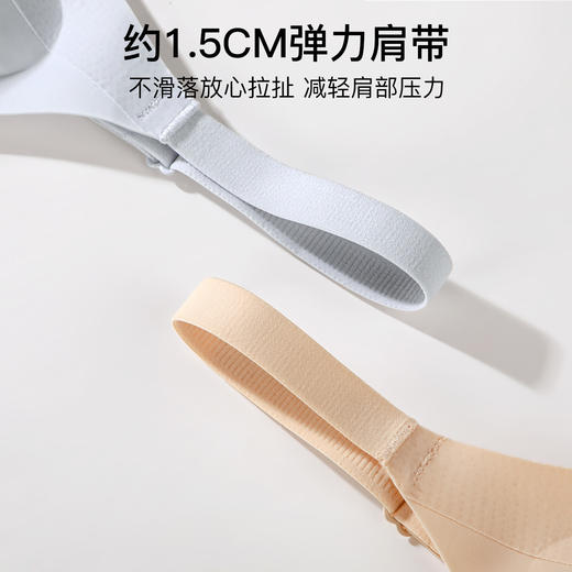 A1-【隐形粉底液内衣】光面提拉聚拢洞洞杯无钢圈舒适无痕薄款文胸罩  提拉星芒【3.24公众号】 商品图7