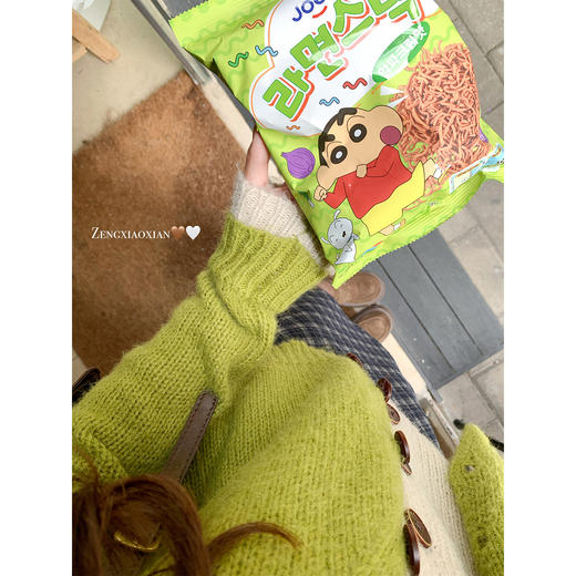 <曾小咸推荐>现货秒杀 ！微信超特价！撞色v领假两件毛衣 日常199.99 立减90 秒杀109.99！！ 商品图4