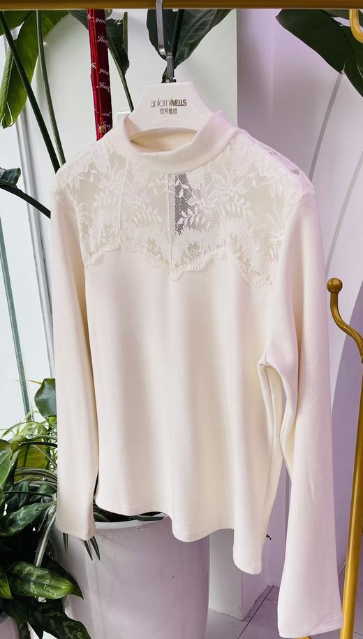 羊绒蛋白发热衣蕾丝镂空小性感内穿外搭16635126 商品图2