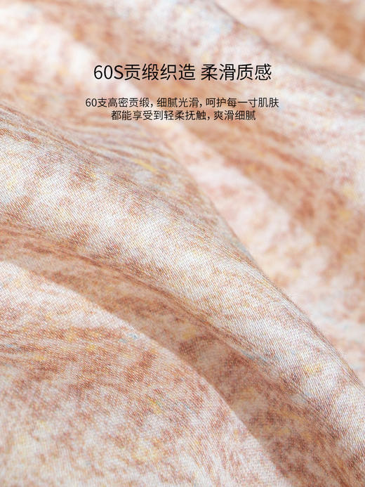 佳丽斯60S天丝磨毛纯棉四件套加厚床上用品全棉保暖2025新款秋冬 商品图3