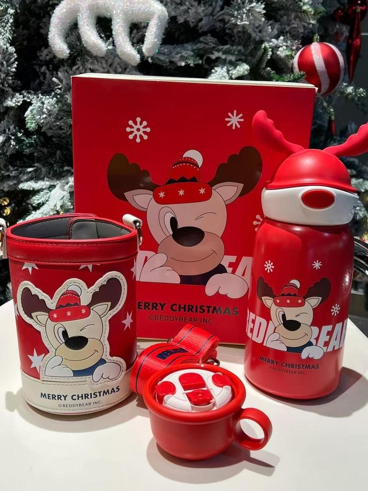 二店y 圣诞限量款，颜值与实力的杯具熊保温杯