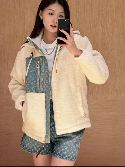 驴家 SKI系列大爆款  MONOGRAM 元素绒面夹克 (KX*MM) 商品图5