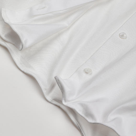 ROMI STUDIO“极简随性”轻酵洗棉质铝丝领口直身衬衫 RWCWSG7052 商品图4