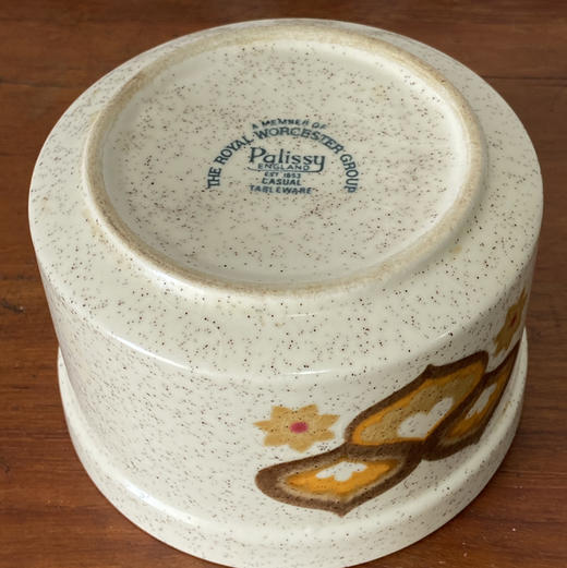 英国1970s Royal Worcester Palissy餐具碗 糖罐 无盖 B0314 商品图2