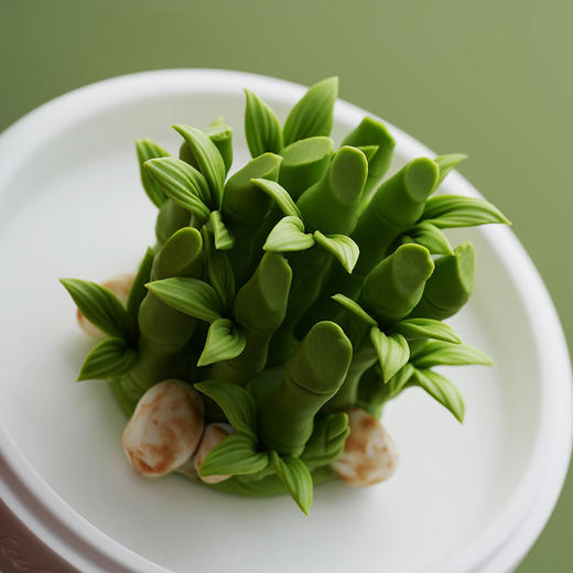 【非遗陶瓷手捏花传承】2026 马年富竹节节高套组 商品图5