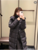 长款蒙口羽绒服，国标90绒！Moncler/蒙口Hanovcrtan七格加厚雾面长玛雅 男女同款。 雾面羽绒服 商品缩略图0