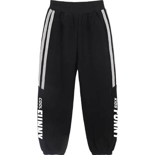 贝田男童裤子加绒加厚儿童运动裤秋冬款男孩冬季小脚外穿宽松卫裤 商品图4