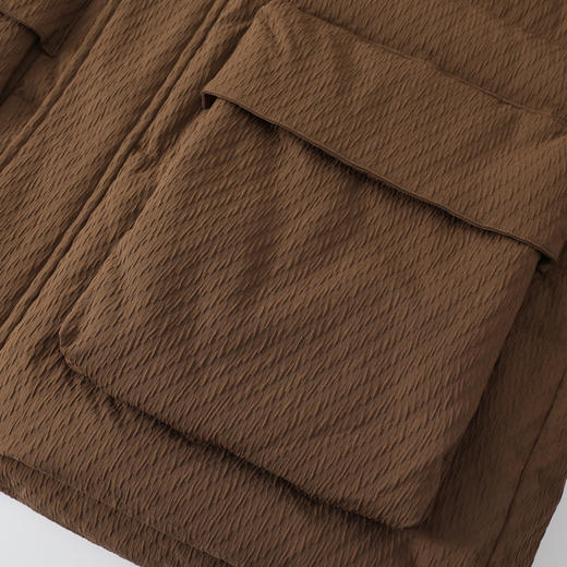 GXG男装【90鸭绒】25冬季简约纯色保暖立领宽松口袋男式羽绒服K&C 商品图11