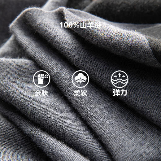 叠穿灵感缪斯~精纺100纯山羊绒衫半高领拼色长袖针织衫CYR250469 商品图1