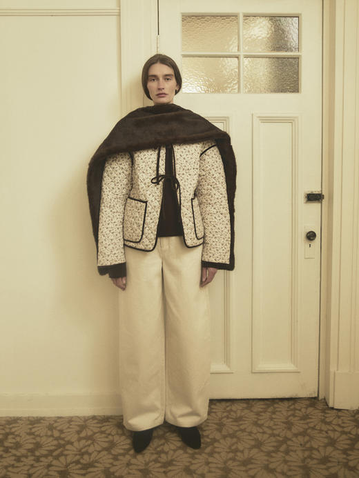 VC｜AW25068 Capri jeans [ 牛仔裤 米白 ]【HOLIDAY】 商品图0