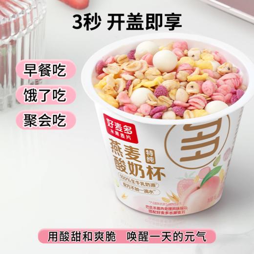 【好麦多】每日桃桃燕麦酸奶杯礼盒1485g 商品图5
