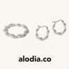 【新年礼物】alodia.co 品牌直发 CRUSH褶皱戒指耳环 925银小众设计高级感长期主义精致 商品缩略图0