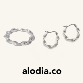 【新年礼物】alodia.co 品牌直发 CRUSH褶皱戒指耳环 925银小众设计高级感长期主义精致
