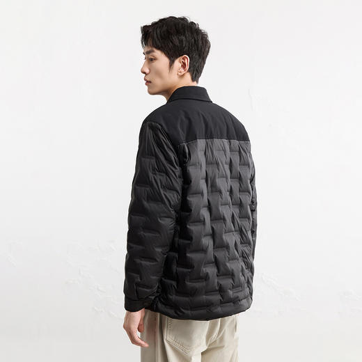 GXG男装【90鸭绒】25冬季时尚潮流绗缝压褶轻便保暖男式羽绒服K&C 商品图3