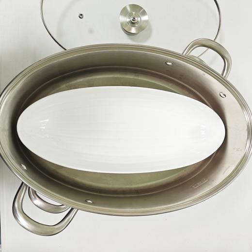 蒸鱼锅大号家用加厚304不锈钢一层双层椭圆蒸鱼蒸笼电磁炉锅蒸锅 商品图4