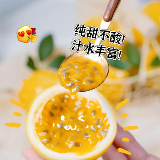 【钦果9号黄金百香果】不用加蜂蜜的百香果，甘甜如蜜，可做清凉饮料 商品图9