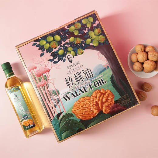 刘氏良承 匠心良承核桃油 初榨礼盒500ml*2-YGF 商品图2