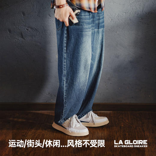 马登Legacy箭头厚底板鞋复古小众软底美式拼接低帮休闲鞋新款男生 商品图2