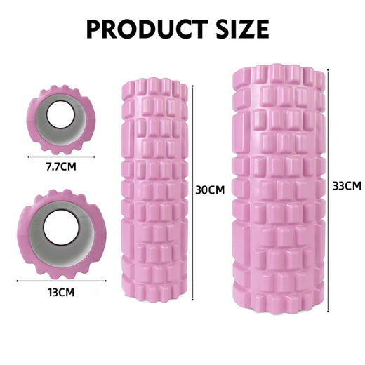 美国 高品质瑜伽狼牙泡沫轴 按摩放松肌肉 商品图6