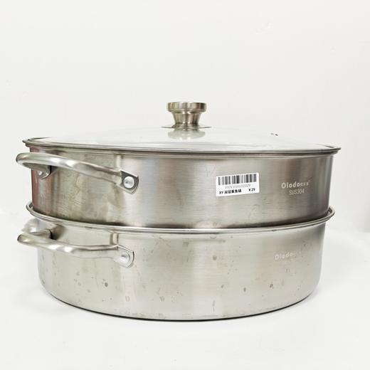 蒸鱼锅大号家用加厚304不锈钢一层双层椭圆蒸鱼蒸笼电磁炉锅蒸锅 商品图0